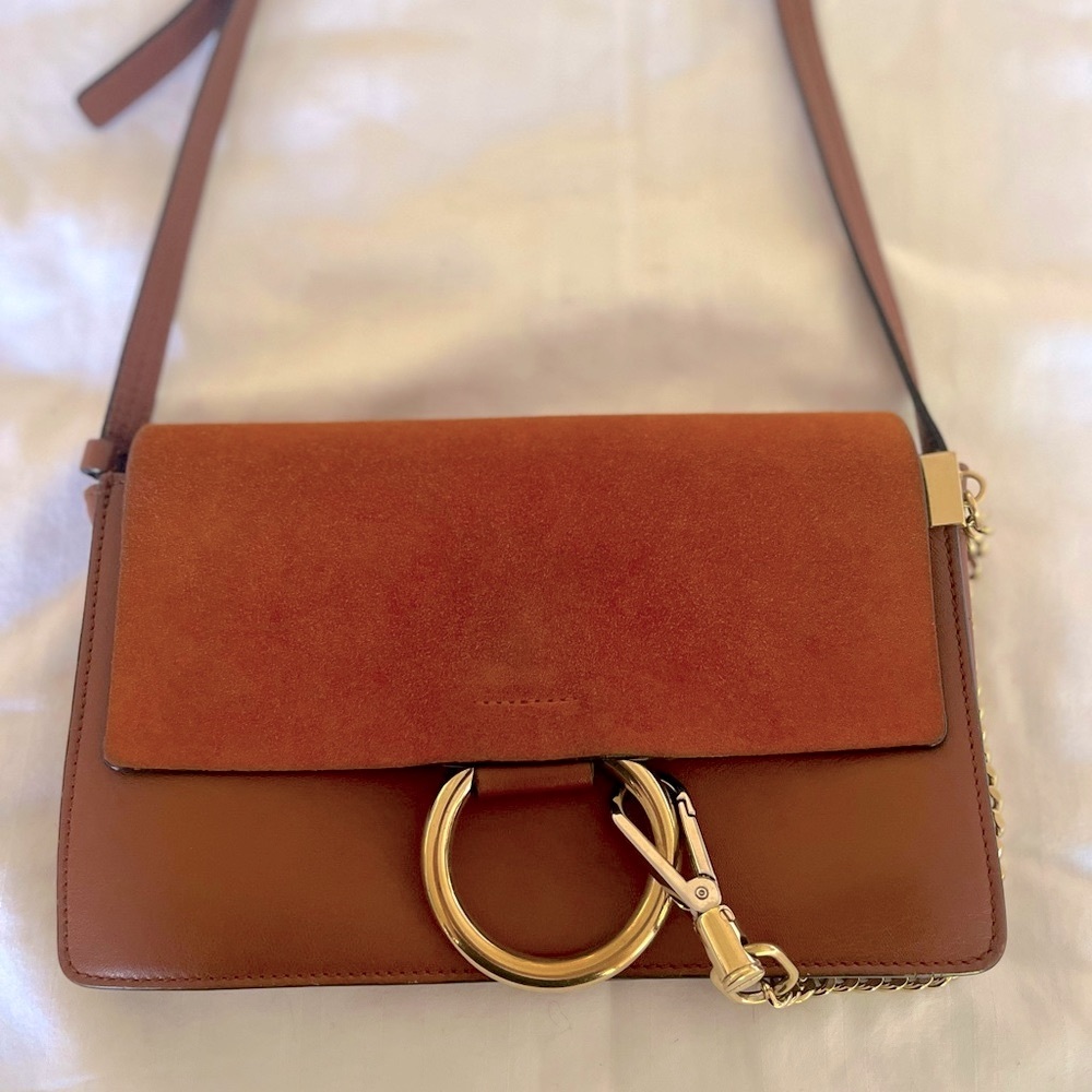 Chloé Leather Faye Crossbody Bag - price is firm